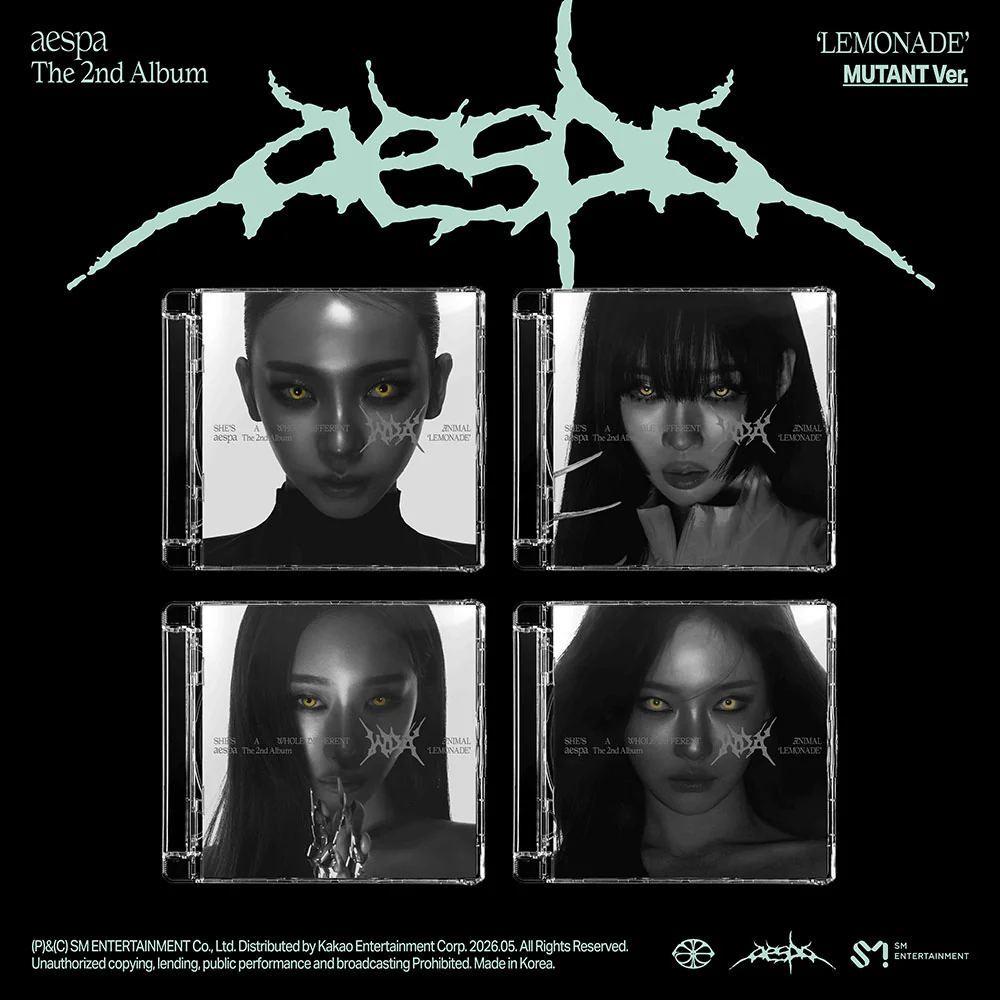 AESPA - LEMONADE 2ND ALBUM MUTANT VER SET