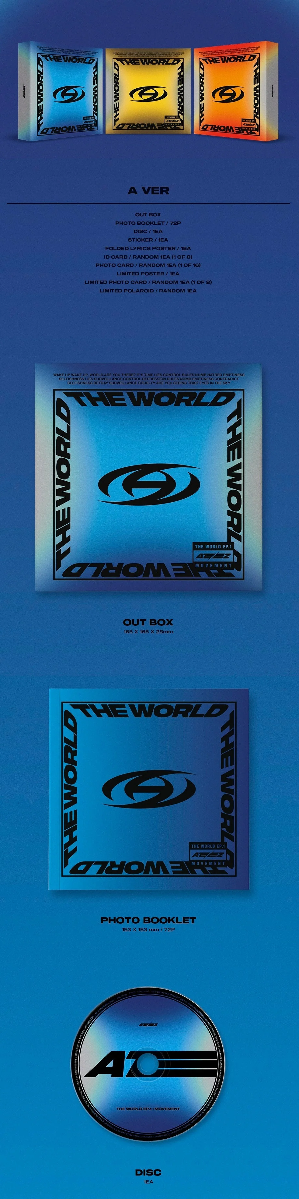 ATEEZ - ALBUM THE WORLD EP.1 MOVEMENT - Image 3