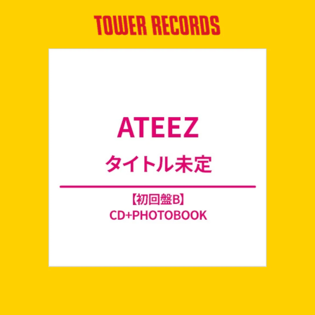 ATEEZ - JAPAN 5TH SINGLE ALBUM TOWER RECORD GIFT FIRST PRESS LIMITED EDITION B