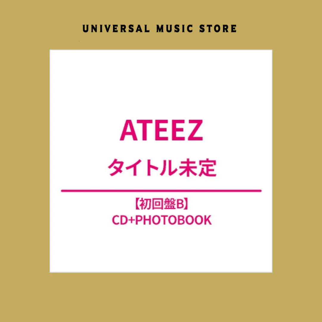 ATEEZ - JAPAN 5TH SINGLE ALBUM UNIVERSAL MUSIC STORE GIFT FIRST PRESS LIMITED EDITION B