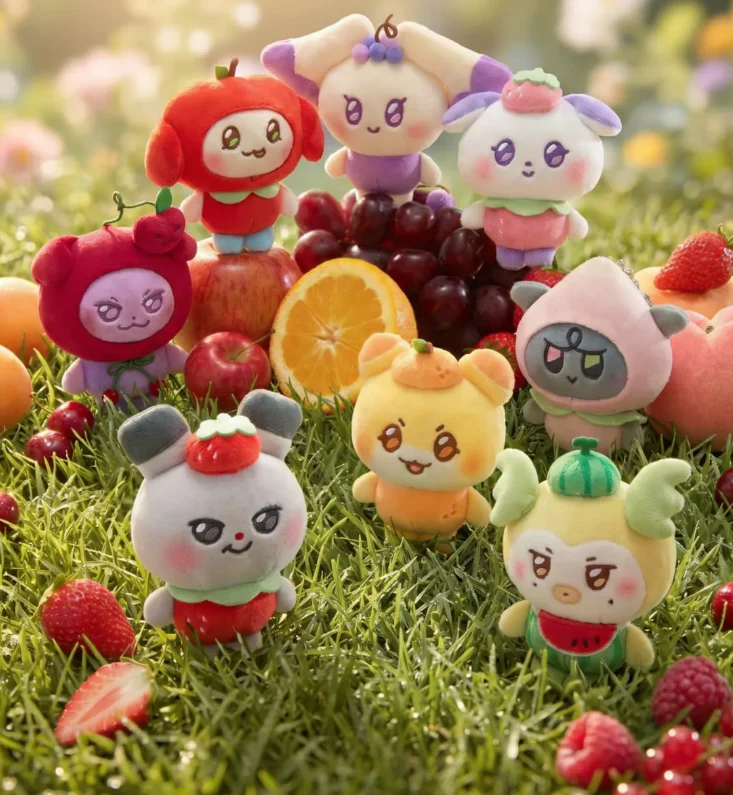 ATEEZ - MIGHTEEZ BERRY BREEZY FAIRY FRUIT PLUSH KEYRING