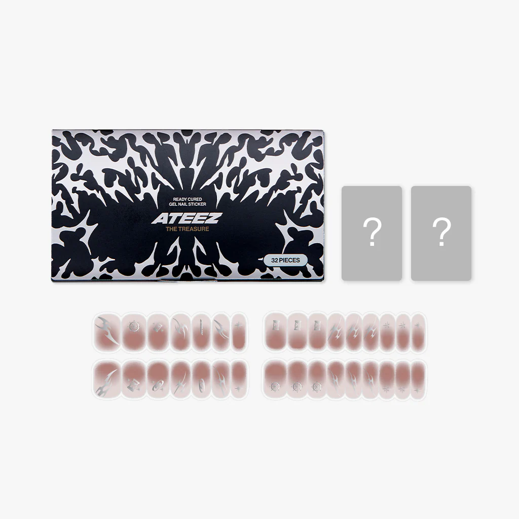 ATEEZ - READY CURED GEL NAIL STICKER : THE TREASURE
