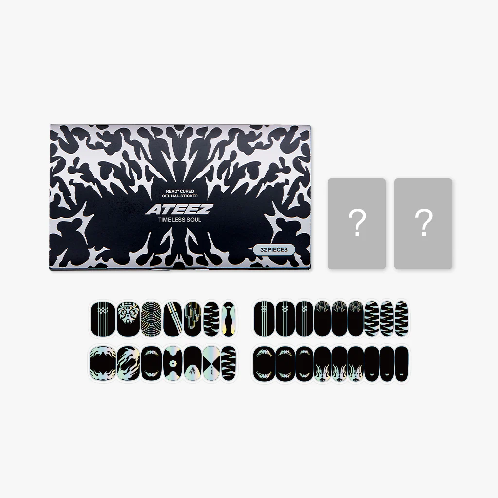 ATEEZ - READY CURED GEL NAIL STICKER : TIMELESS SOUL