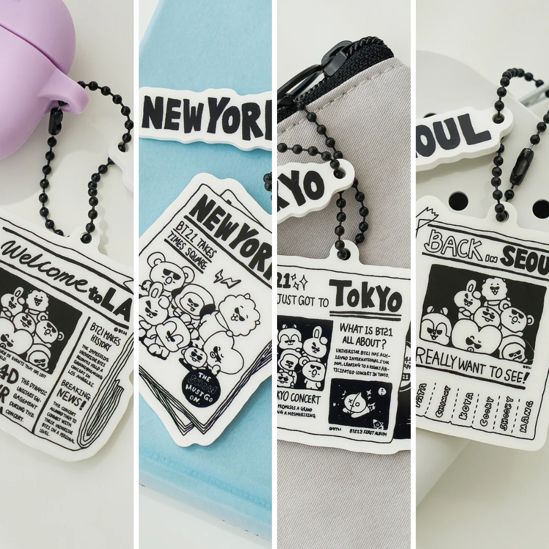 BT21 ACRYLIC KEYRING CITY EDITION