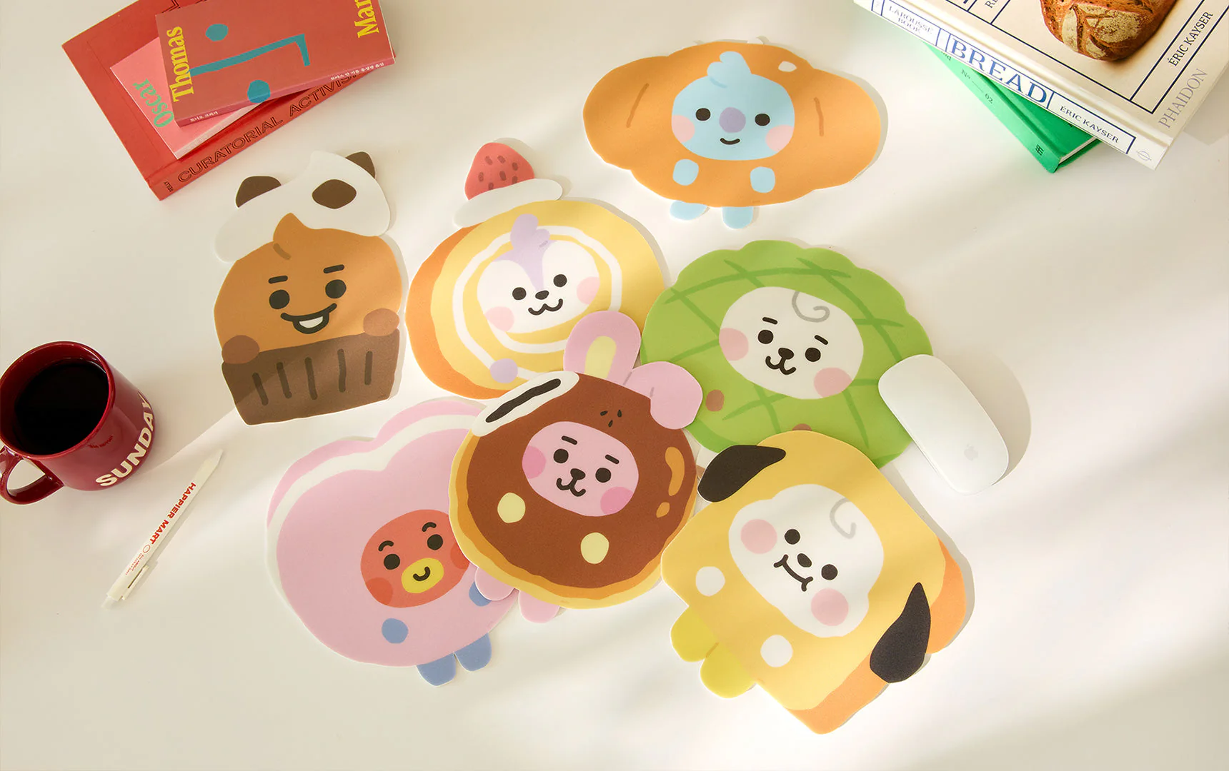 BT21 - BABY BAKERY SHOP MD MOUSE PAD