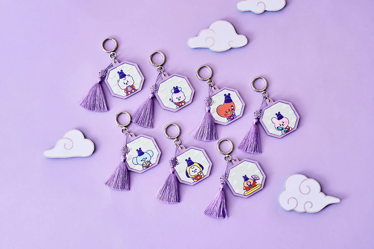 BT21 BABY MIRROR KEYRING K-EDITION ver.2