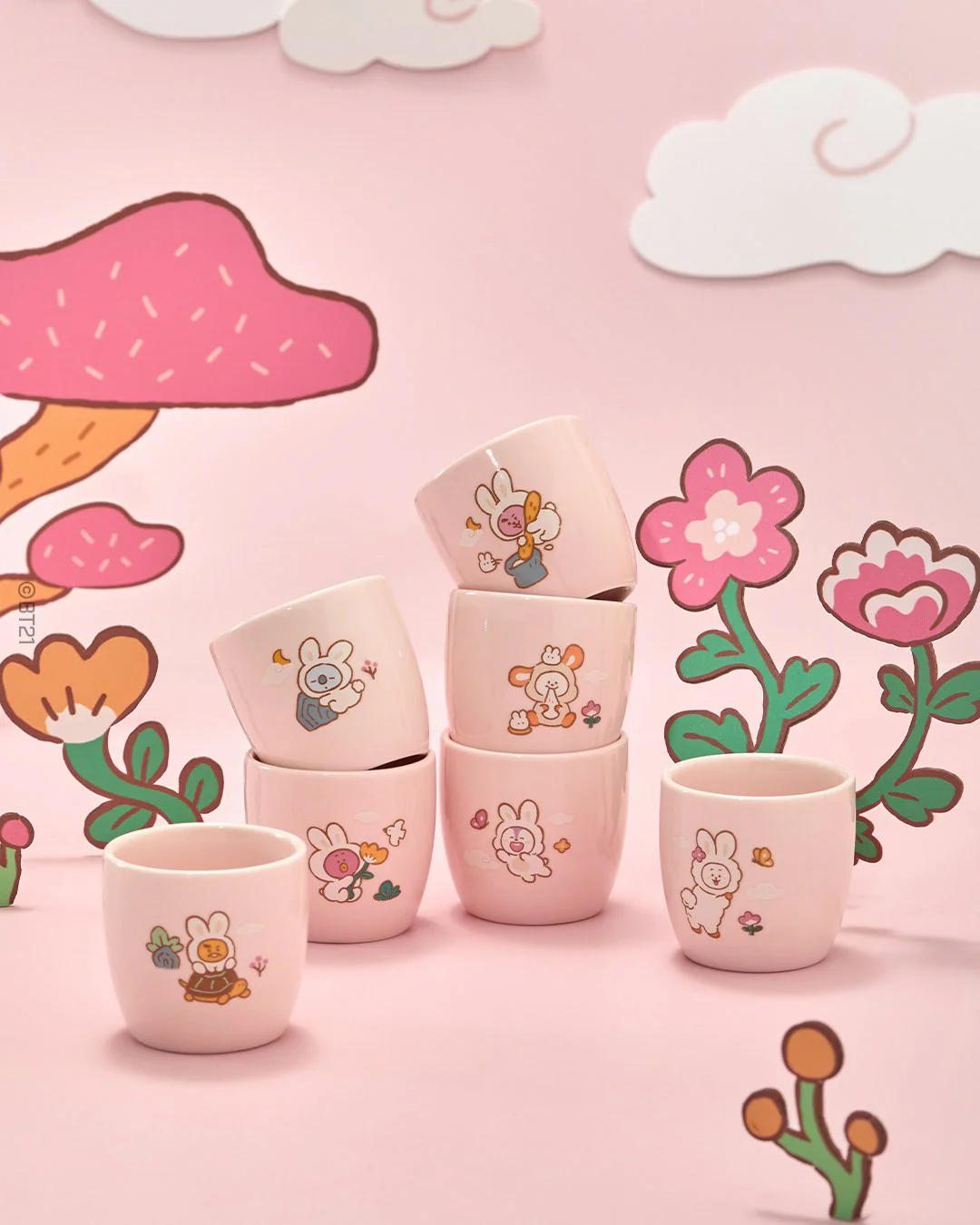 BT21 - K-TOKKI EDITION MINI CERAMIC CUP