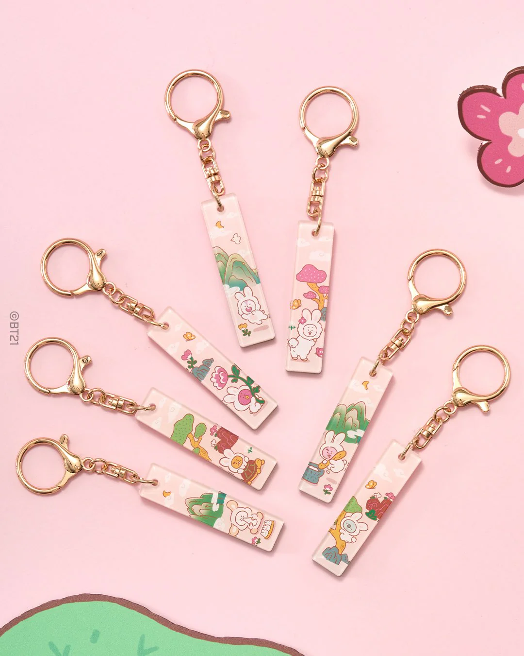 BT21 - K-TOKKI EDITION STICK ACRYLIC KEYRING