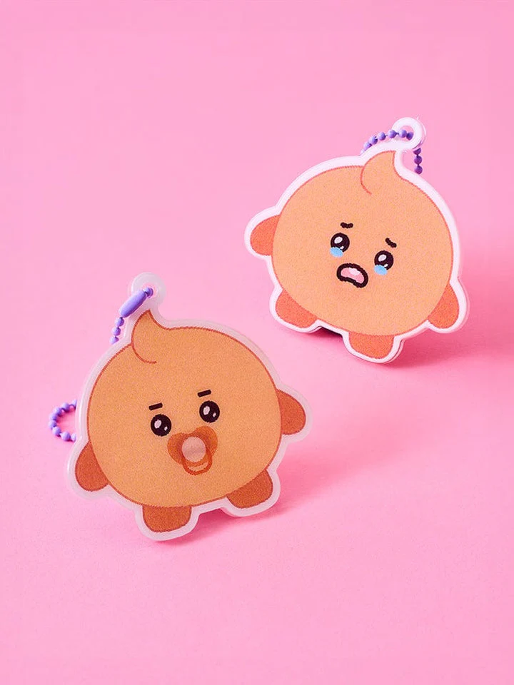BT21 - NEWBORN BABY LENTICULAR KEYRING SHOOKY