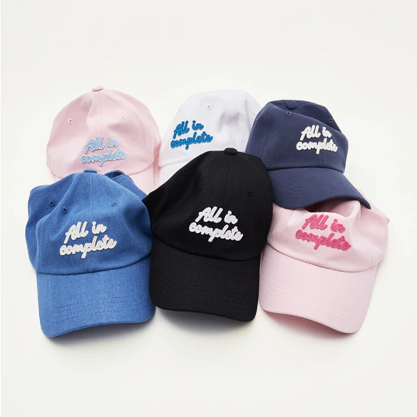 [BTS JIN PICK] FLUID APPLIQUE BALL CAP