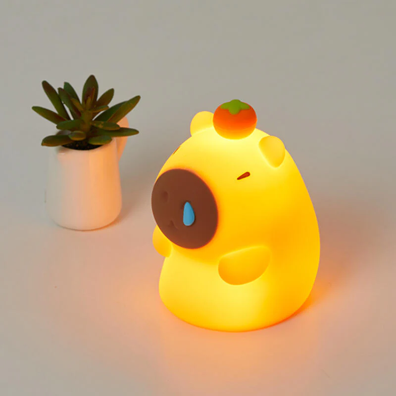 CAPYBARA WITH RUNNY NOSE SILICONE MOOD LIGHT (RECHARGEABLE)