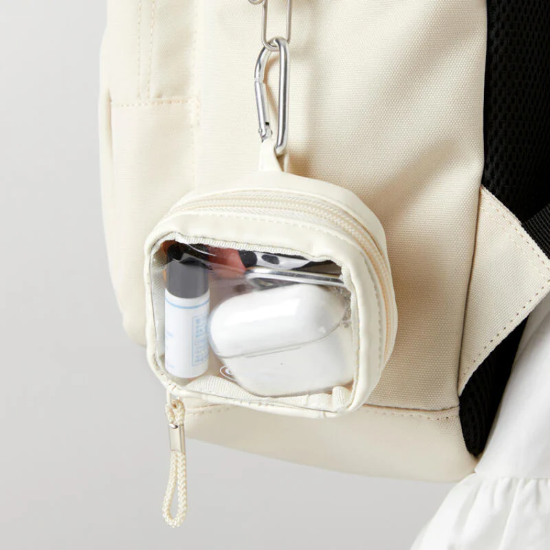 CARABINER MINI POUCH IVORY