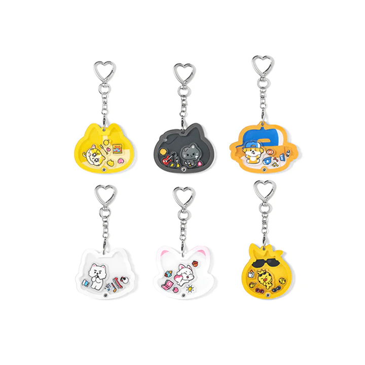 ENHYPEN - INSIDE YOUR POCKET, ENCHIN CHARACTER OFFICIAL MD SHAKER KEYRING