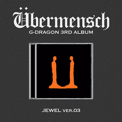 G-DRAGON - UBERMENSCH 3RD ALBUM JEWEL CASE VER VER.3