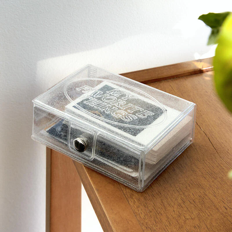 GLITTER PHOTO BOX WHITE