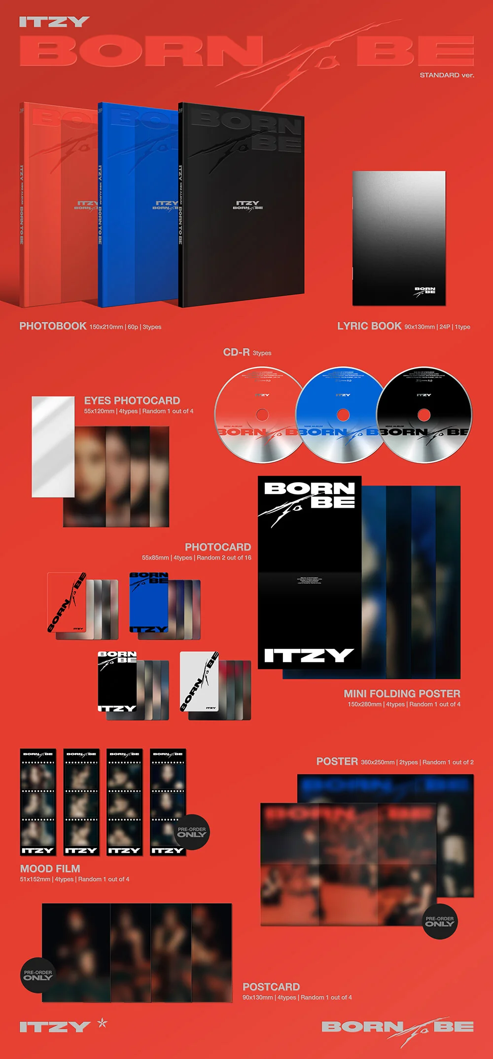 ITZY - BORN TO BE 2ND MINI ALBUM STANDARD VER. - Image 2