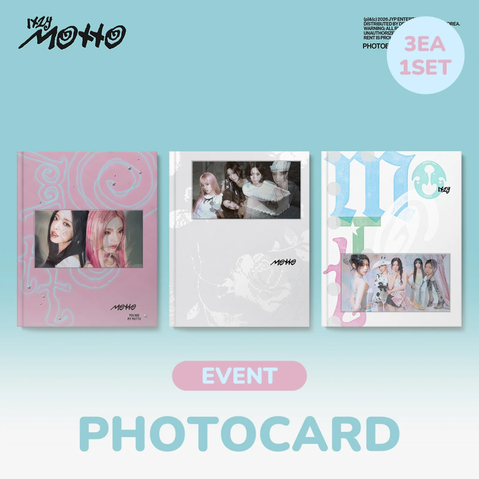 ITZY - MOTTO MINI ALBUM WITHMUU GIFT PHOTOBOOK VER SET