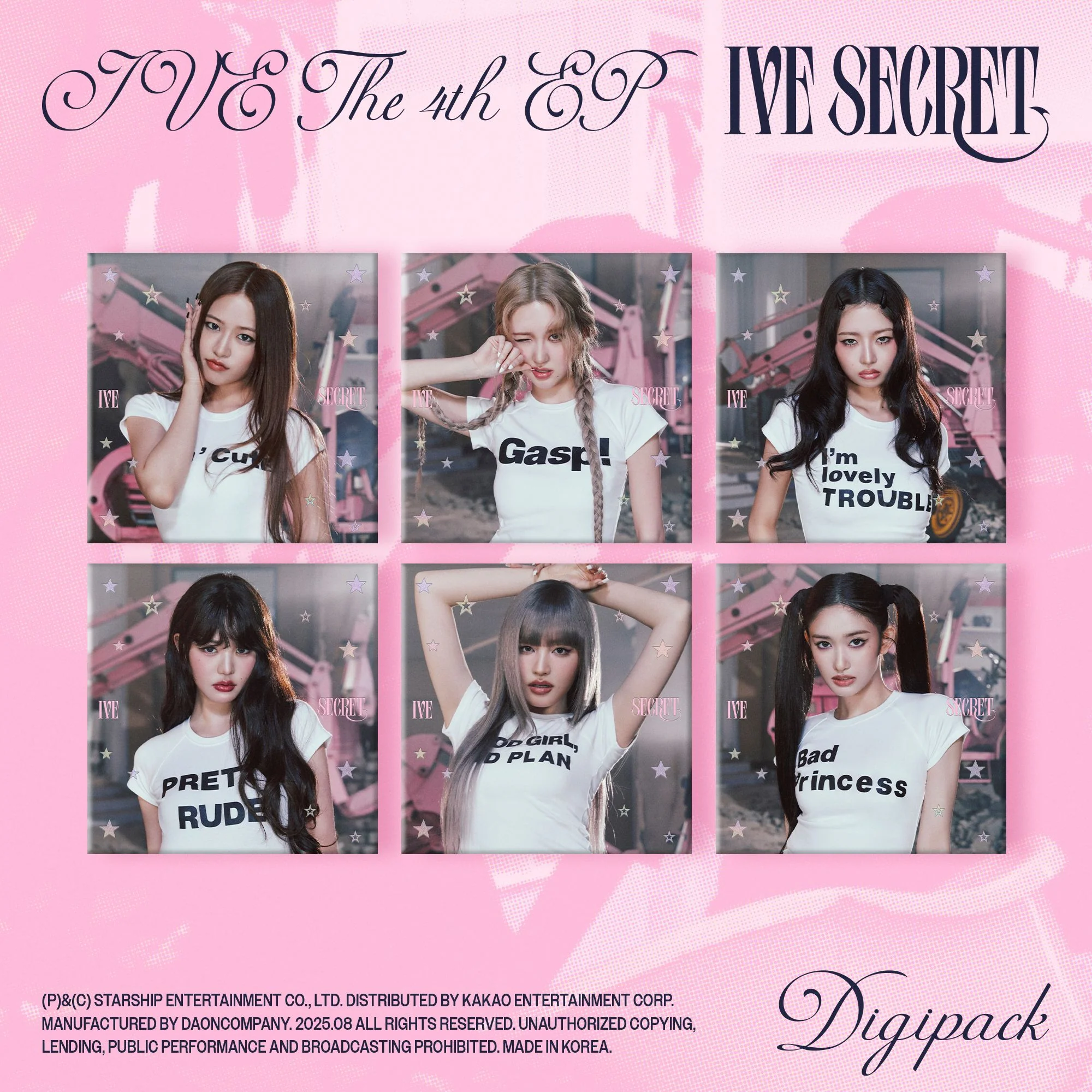 IVE - IVE SECRET 4TH EP ALBUM DIGIPACK SET