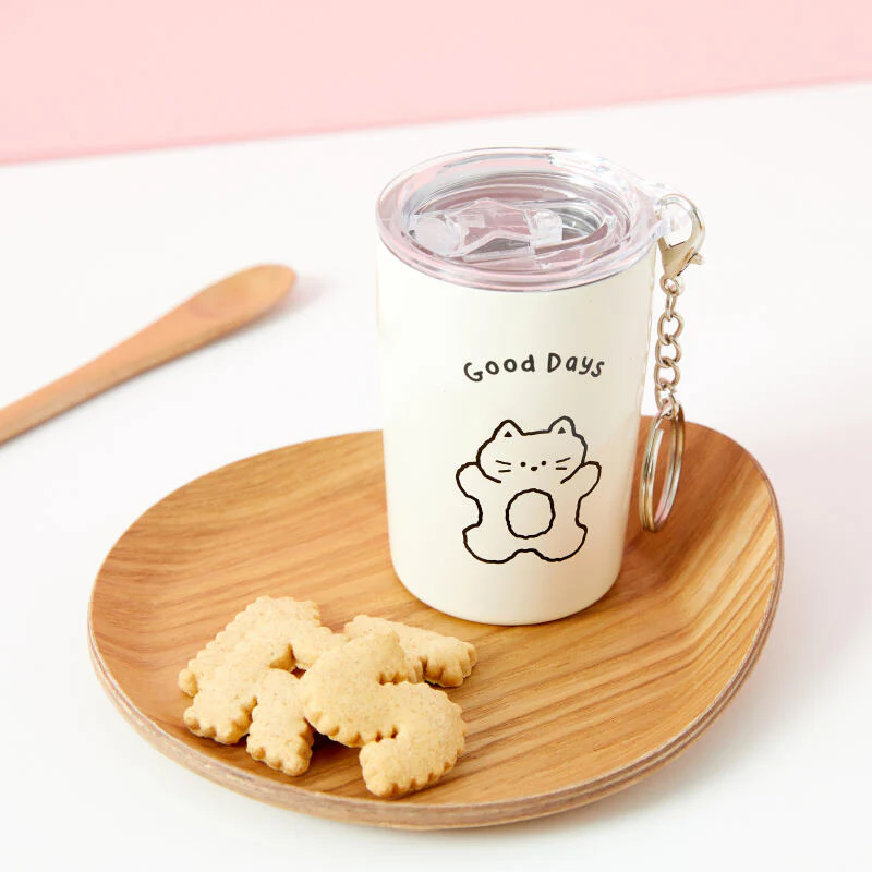 IVORY CAT MINI TUMBLER