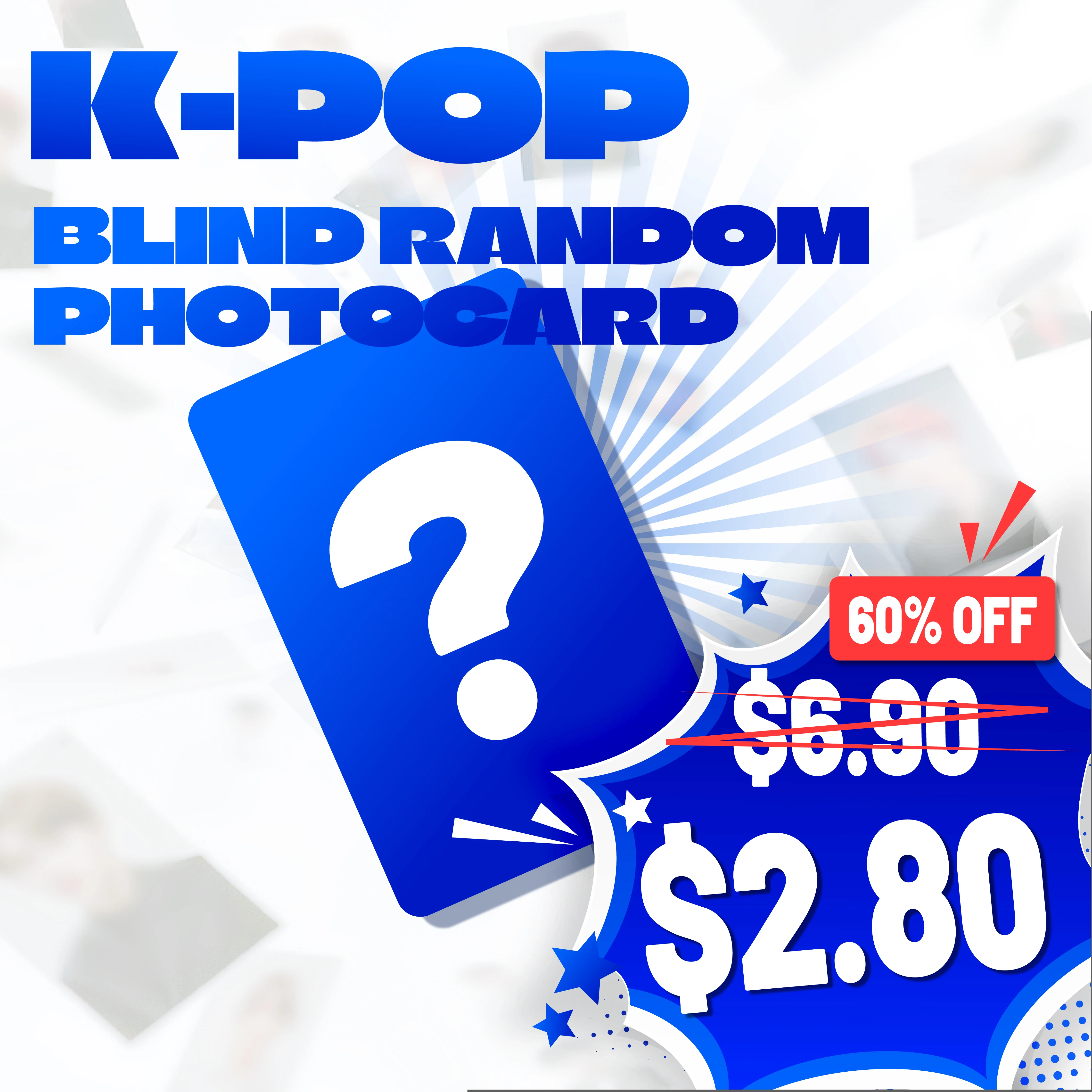 K-POP BLIND RANDOM PHOTOCARD