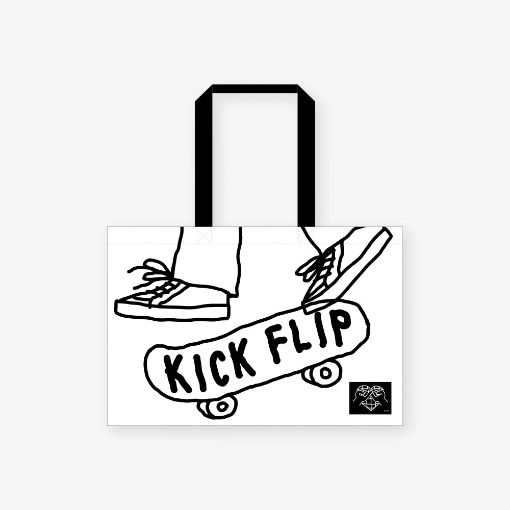 KICKFLIP - FLIP IT, KICK IT! POP-UP STORE OFFICIAL MD REUSABLE BAG