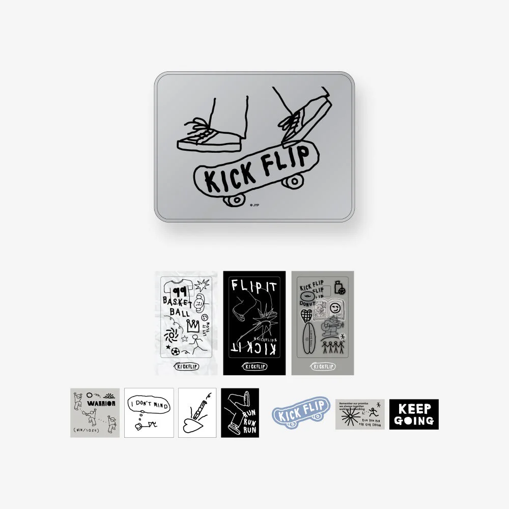 KICKFLIP - FLIP IT, KICK IT! POP-UP STORE OFFICIAL MD STICKER PACK