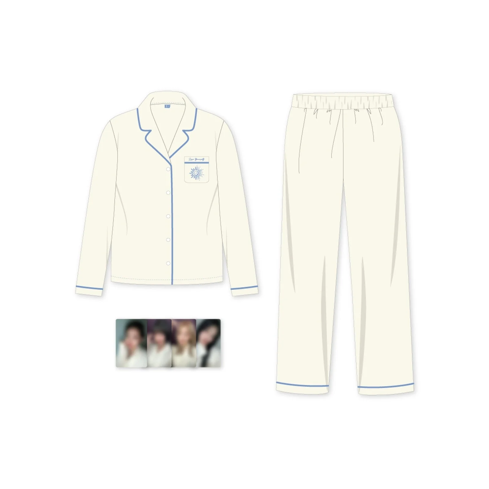 KISS OF LIFE - LOVE YOURSELF 3RD MINI ALBUM POP UP OFFICIAL MD PAJAMAS