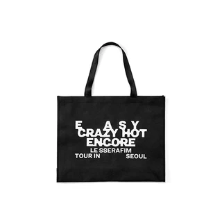 LE SSERAFIM - EASY CRAZY HOT ENCORE OFFICIAL MD SHOPPER BAG
