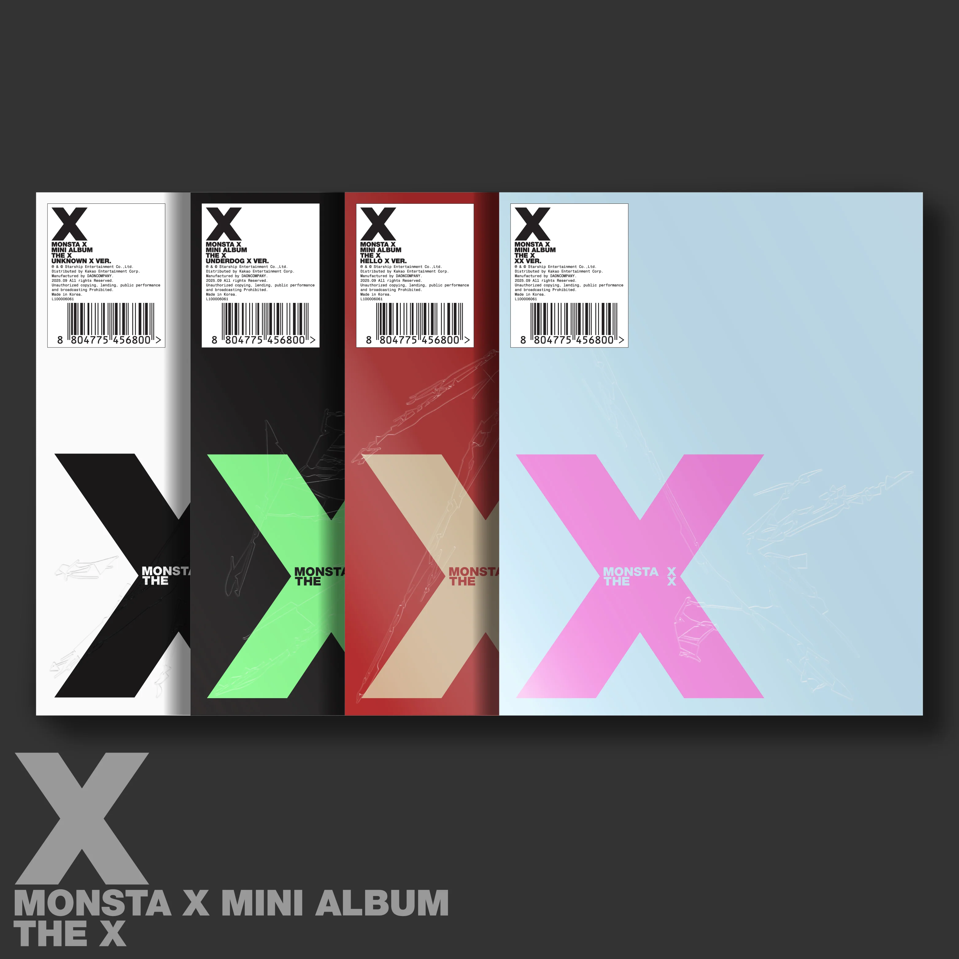 MONSTA X - THE X 13TH MINI ALBUM STANDARD RANDOM