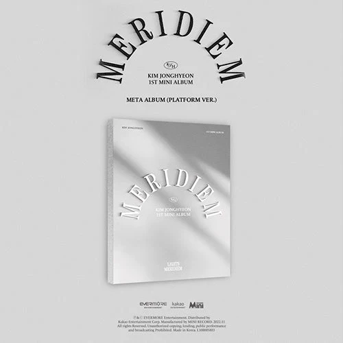 NUEST KIM JONGHYEON - MERIDIEM META 1ST MINI ALBUM (PLATFORM VER.)