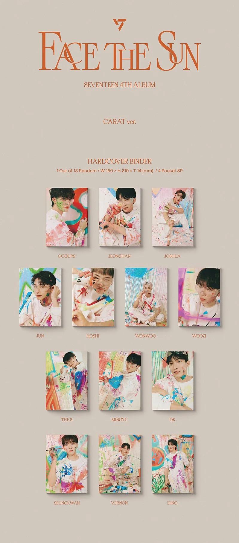 SEVENTEEN - 4TH FULL ALBUM FACE THE SUN (CARAT VER.) - Image 2