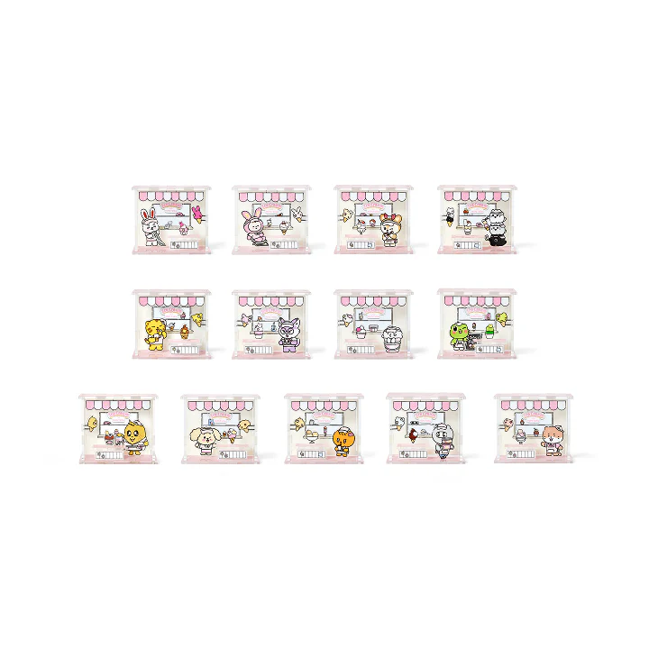 SEVENTEEN - ICE CREAM WITH MINITEEN CHARACTER POP UP OFFICIAL MD ACRYLIC STAND