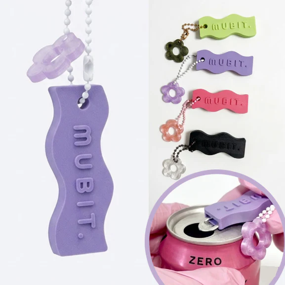 SODA CAN OPENER KEYRING FOR LONG NAILS