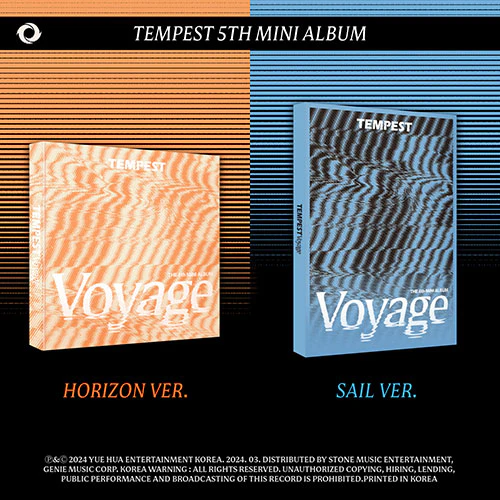 TEMPEST - VOYAGE 5TH MINI ALBUM SET