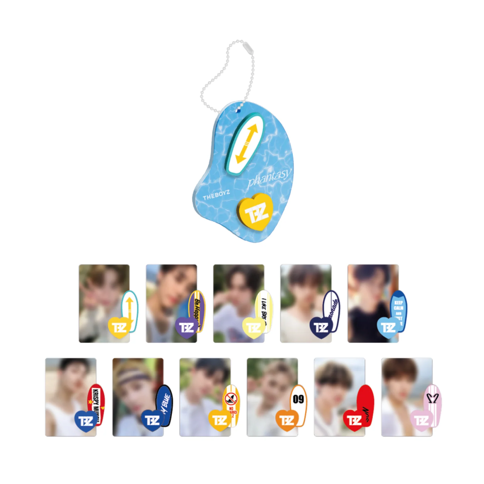 THE BOYZ - PHANTASY 2ND ALBUM OFFICIAL POP UP MD BOARD PARTS KEY RING