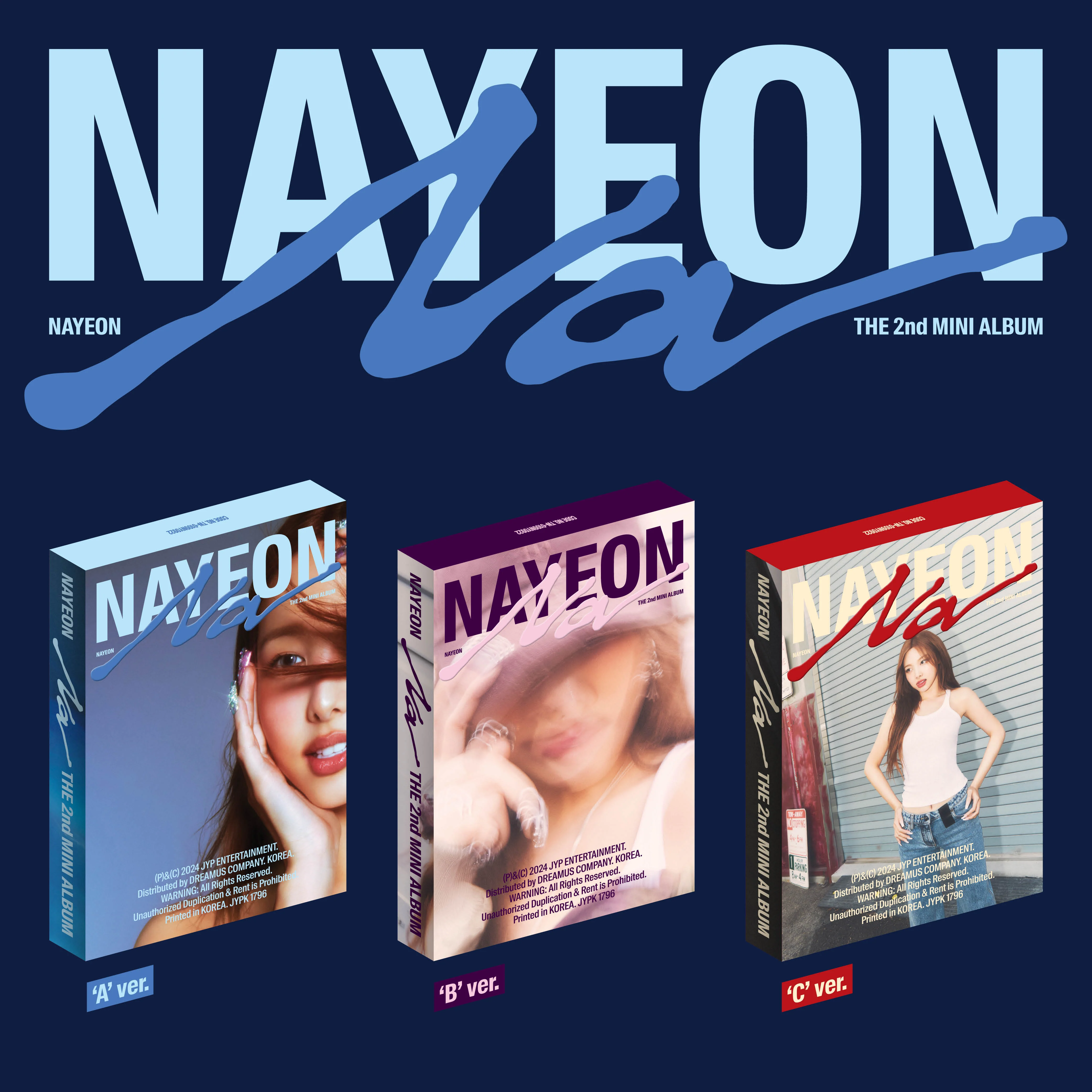 TWICE NAYEON - NA 2ND MINI ALBUM PHOTOBOOK JYP SHOP GIFT RANDOM