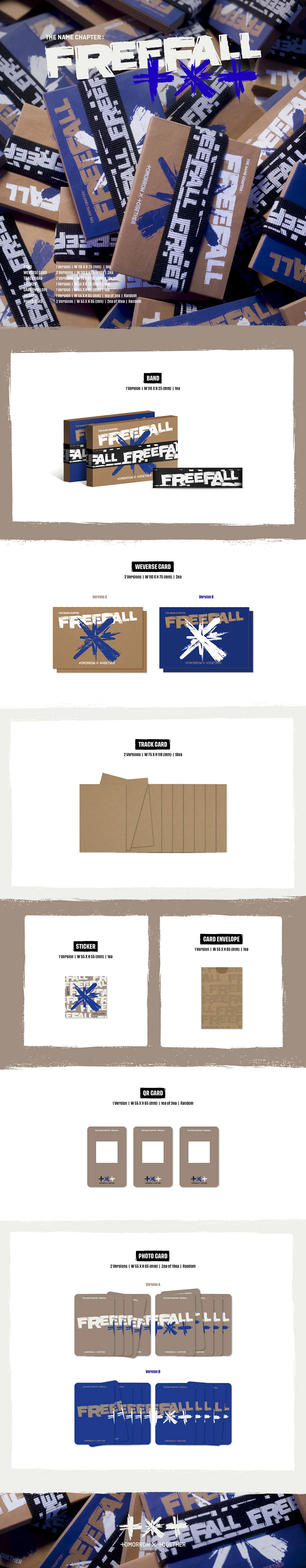 TXT - FREEFALL 3RD FULL ALBUM WEVERSE ALBUMS - Image 2