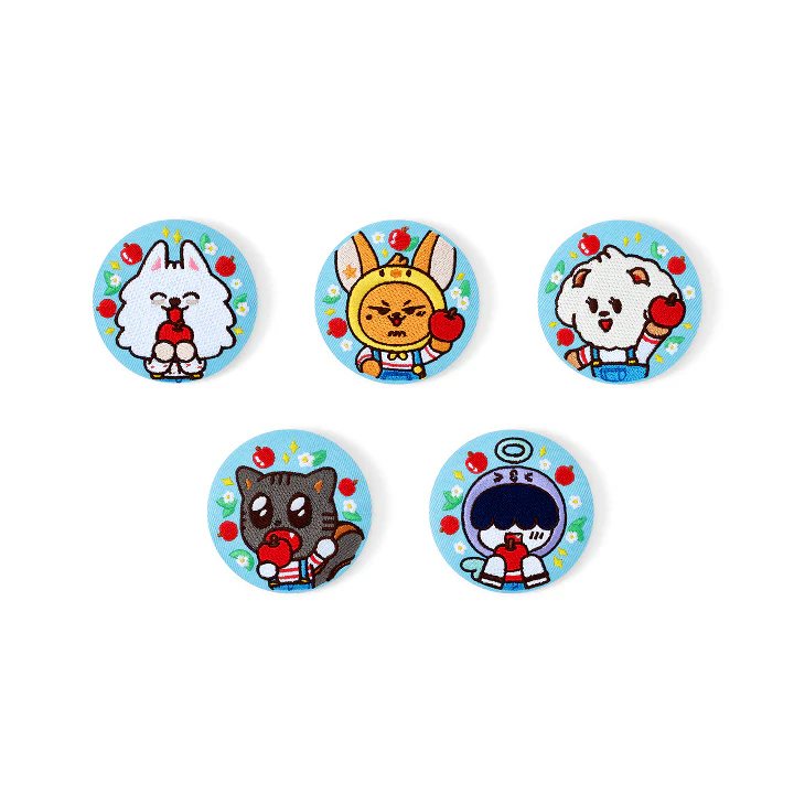 TXT - PPULBATU HEY! APPUL OFFICIAL MD EMBROIDERY CAN BADGE