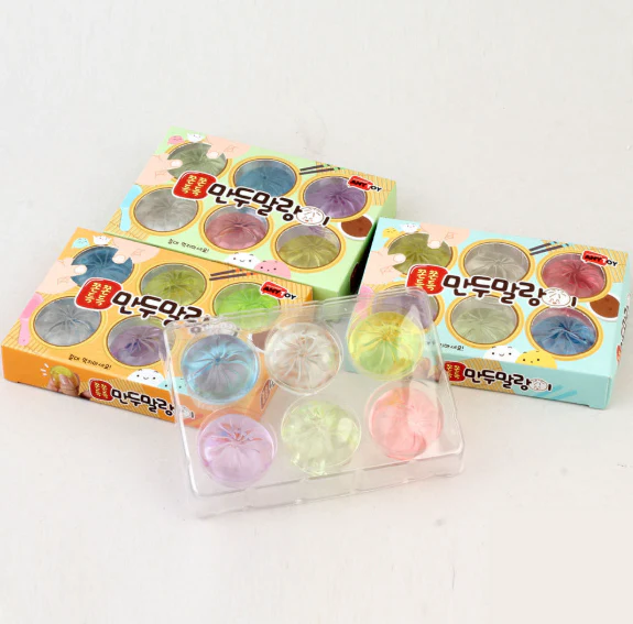 [VIRAL ITEM IN KOREA] MINI DUMPLING SQUISHY TOY SET